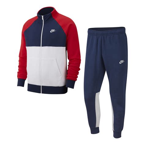 nike sportswear trainingsanzug herren dunkelblau weiß|Nike Sportswear Basic Trainingsanzug Herren Dunkelblau, Weiß .